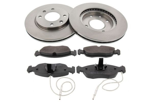 MAPCO Brake discs and pads set Article number: 47454 cheaply