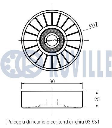 RUVILLE 7701 Radlagersatz