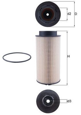 MAHLE Filtro carburante Numero articolo: KX 264D poco costoso