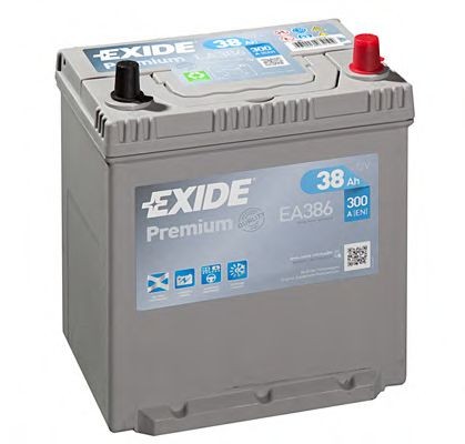 EXIDE Startera akumulatoru baterija PREMIUM raksta numurs: EA386 lēti