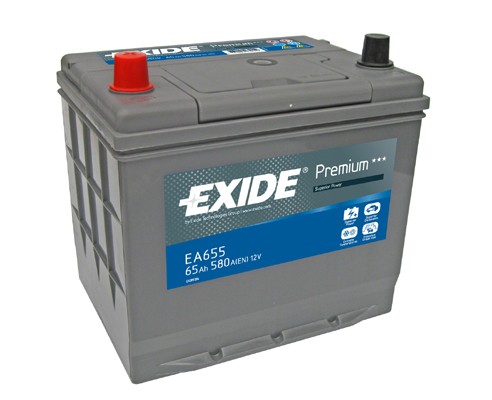 EXIDE Startera akumulatoru baterija PREMIUM raksta numurs: EA655 lēti