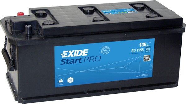 EXIDE Startera akumulatoru baterija StartPRO raksta numurs: EG1355 lēti