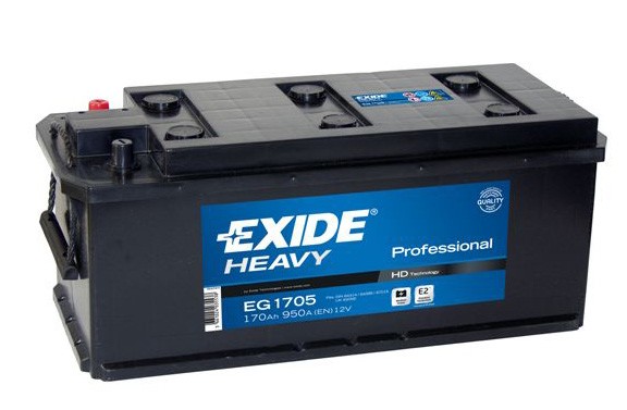 EXIDE Startera akumulatoru baterija Start raksta numurs: EG1705 lēti
