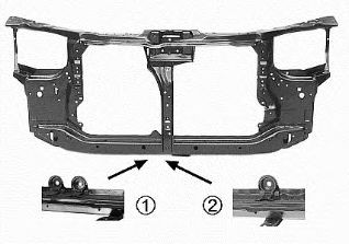 VAN WEZEL Frontpanel Varenummer: 0209668 billige