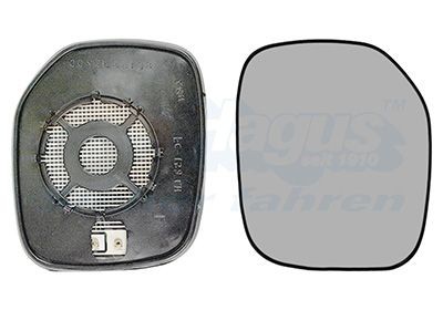 VAN WEZEL Spejlglas, udvendig spejl Varenummer: 0903838 billige