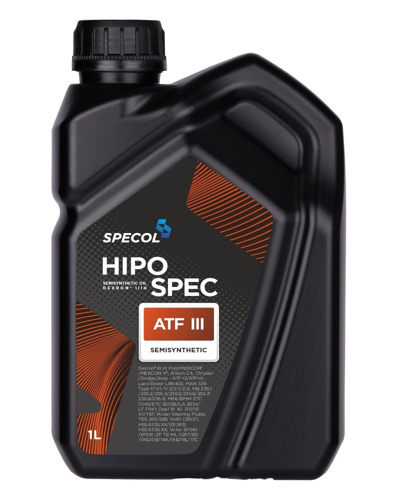 SPECOL Olej do automatycznej skrzyni biegów Hipospec, ATF III Numer artykułu: 100934 niedrogo