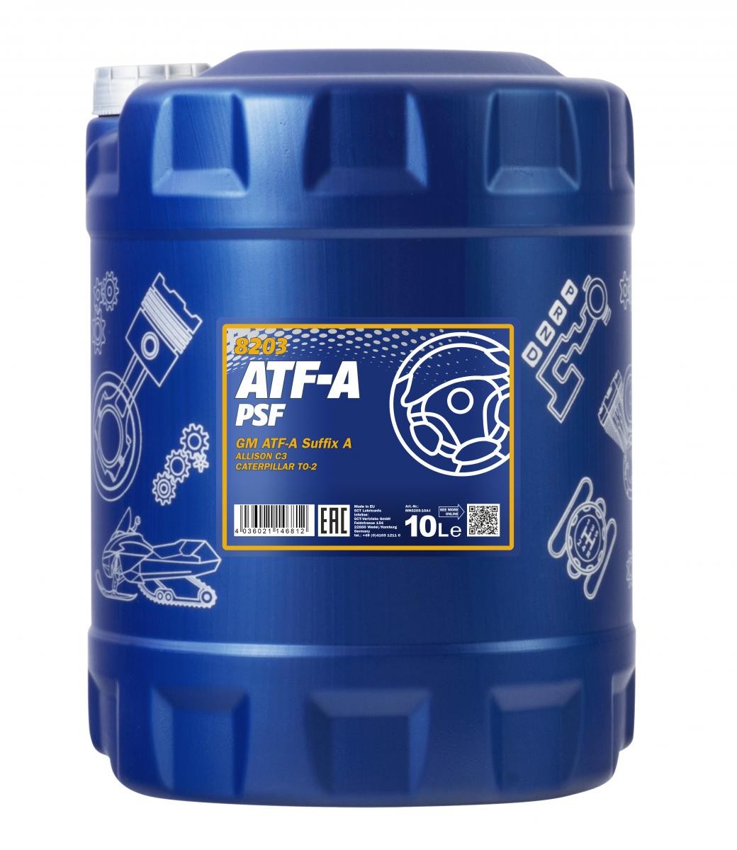 MANNOL Huile pour direction assistée ATF-A, PSF UGS: MN8203-10 à peu de frais