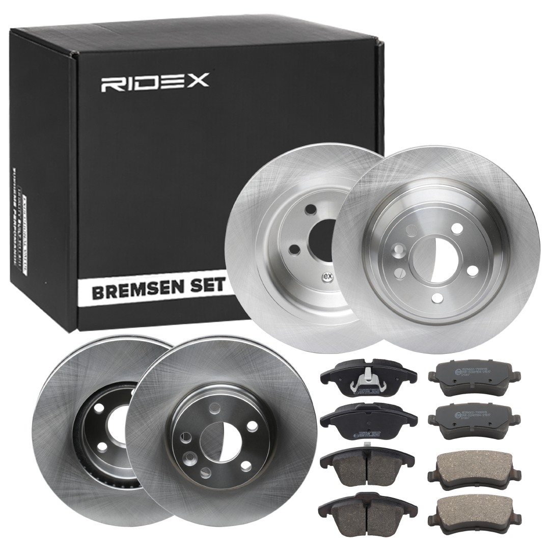 RIDEX Disques et plaquettes de freins UGS: 3405B1750 à peu de frais