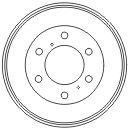 MAPCO 35511 Bremstrommel