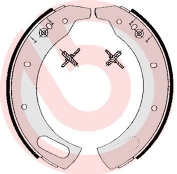 BREMBO Juego de zapatas de frenos Número de artículo: S 44 503 a buen precio