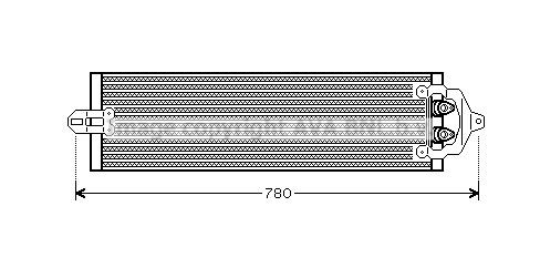 AVA COOLING SYSTEMS Radiateur d'huile de boite de vitesse automatique UGS: VW3218 à peu de frais