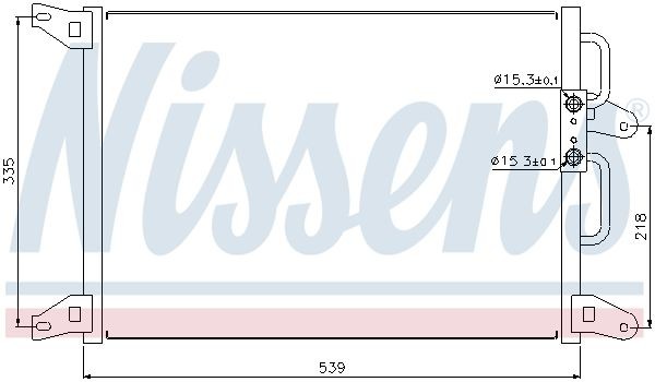 NISSENS 94220 Klimakondensator
