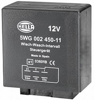 HELLA Relé, interval stírání / ostřikování Číslo článku: 5WG 002 450-117 levně