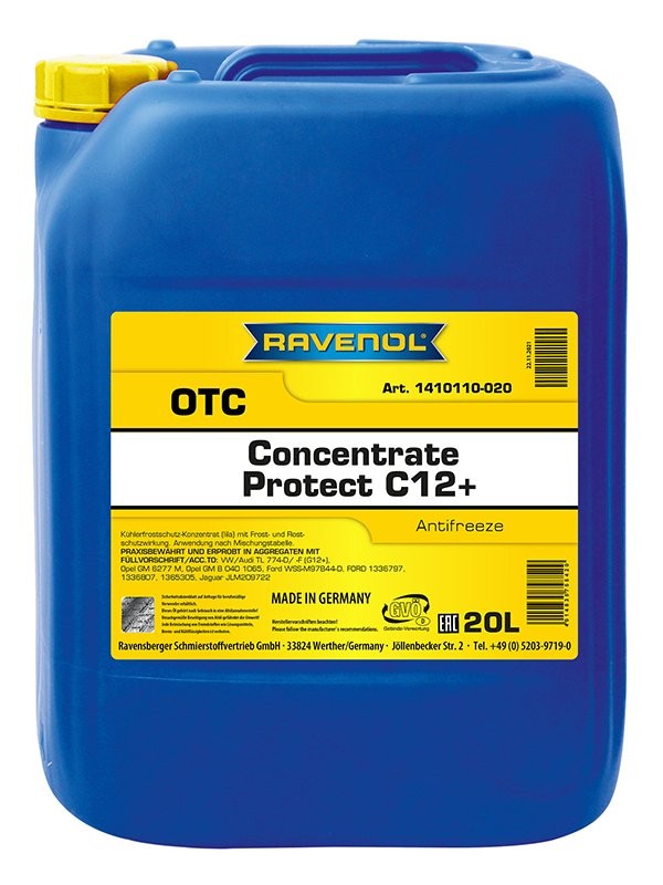 RAVENOL Kühlmittel OTC, Concentrate Protect, C12+ Artikelnummer: 1410110-020-01-999 kaufen