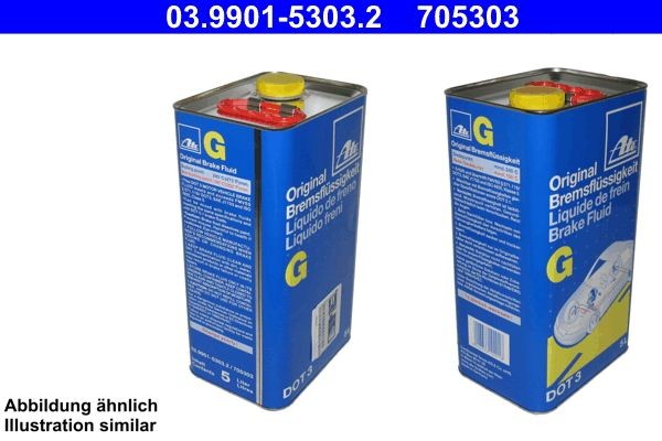 ATE Bremžu šķidrums raksta numurs: 03.9901-5303.2 lēti