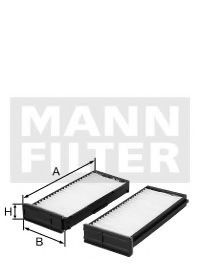 MANN-FILTER Innenraumfilter Artikelnummer: CU 1930-2 bestellen