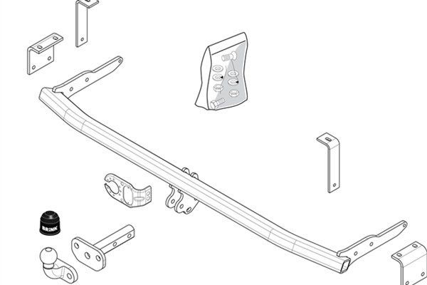 BRINK Κοτσαδόρος αριθμός Άρθρου: 445900 φθηνότερα