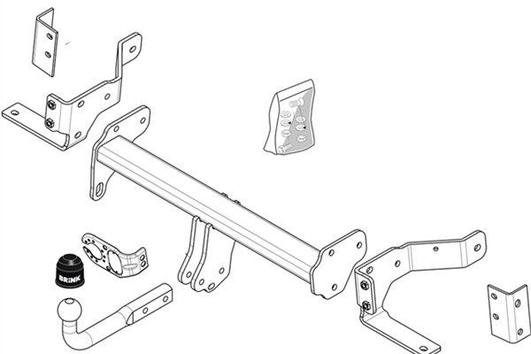 BRINK Κοτσαδόρος αριθμός Άρθρου: 463800 φθηνότερα