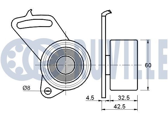 RUVILLE 5315 Radlagersatz