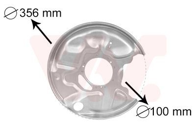VAN WEZEL Lamiera paraspruzzi disco freno Numero articolo: 3029374 poco costoso
