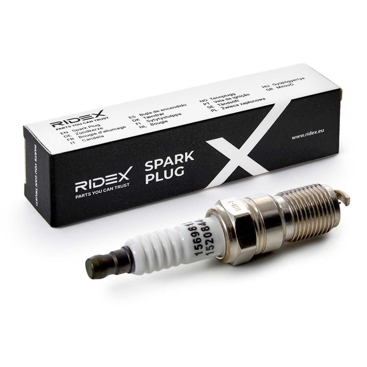 RIDEX Aizdedzes svece Iridium TT raksta numurs: 686S0102 lēti