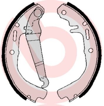 BREMBO Brake Shoe Set Article number: S 59 503 cheaply