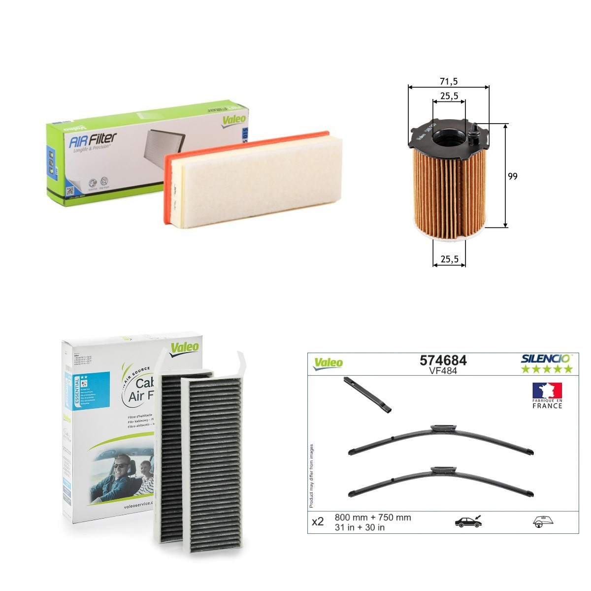 VALEO VAL4682SK015 Inspektionspaket