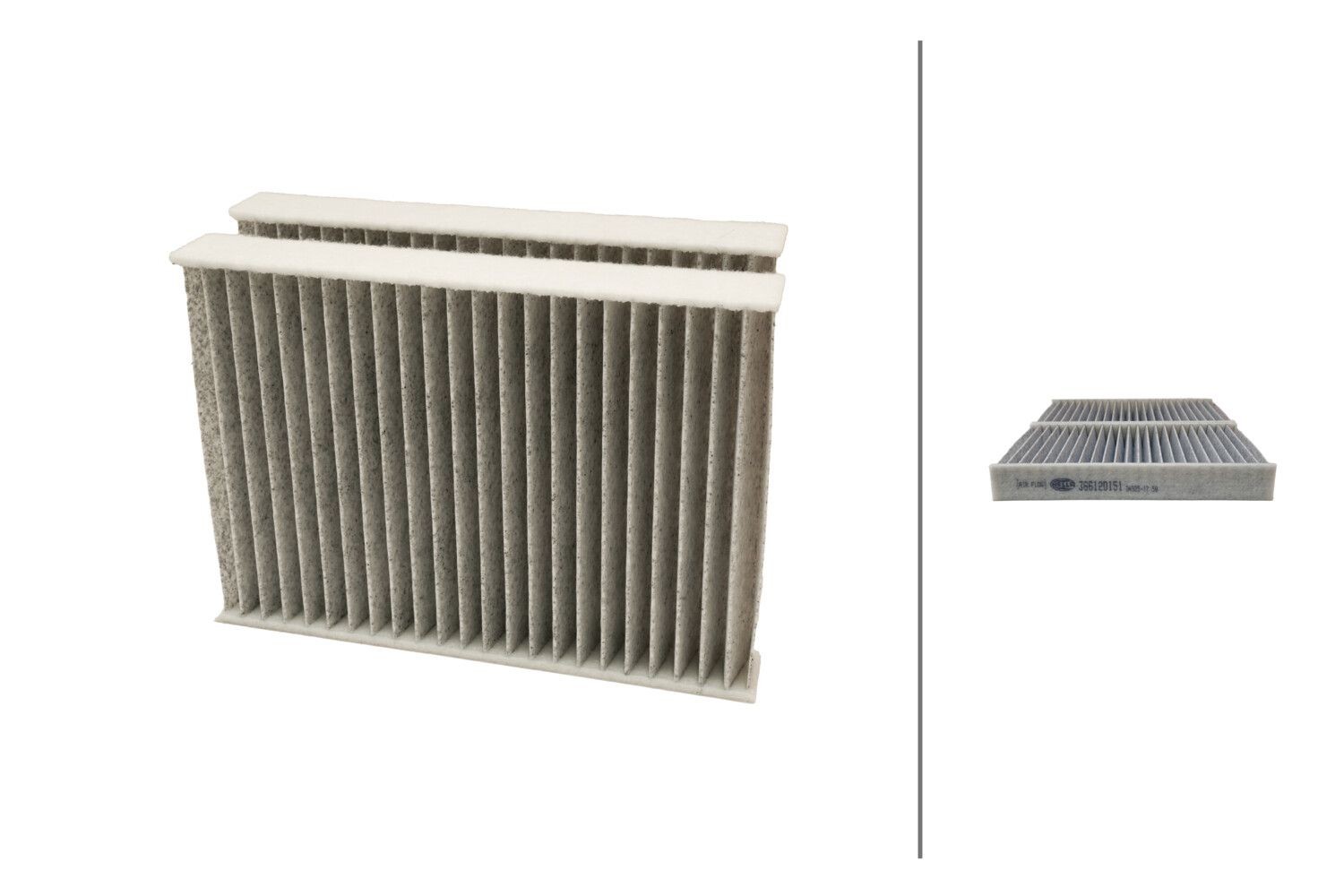 HELLA Filtro, ar do habitáculo Número de artigo: 8ZC 366 120-151 baixo custo