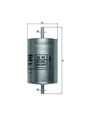 MAHLE Filtro carburante Numero articolo: KL 95 poco costoso