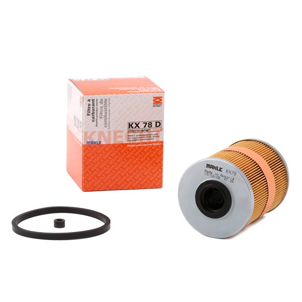 MAHLE Fuel filter Article number: KX 78D cheaply