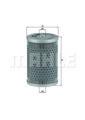 MAHLE Fuel filter Article number: KX 9 cheaply