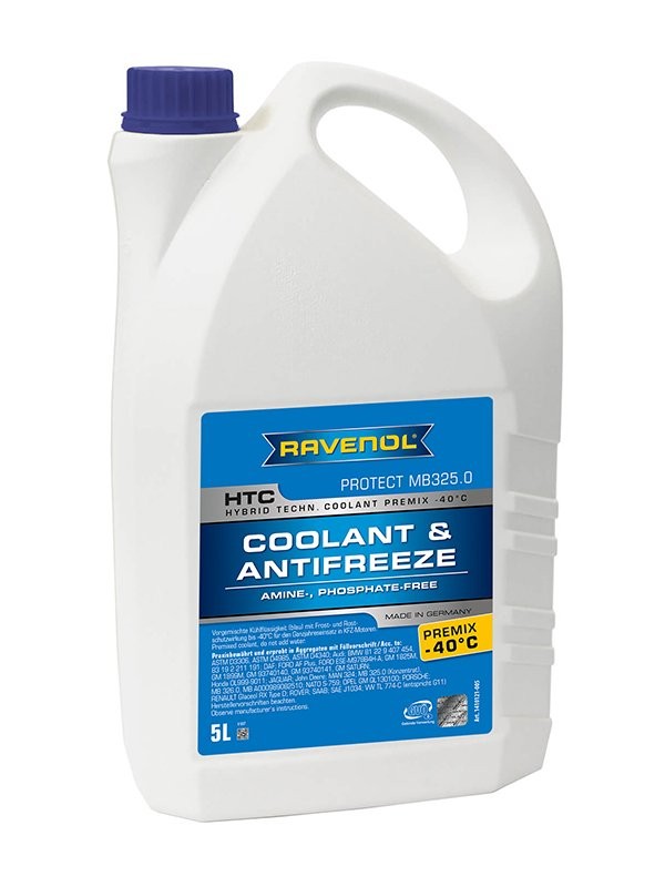 RAVENOL Kühlmittel HTC, Protect MB 325.0 Artikelnummer: 1410121-005-01-999 kaufen
