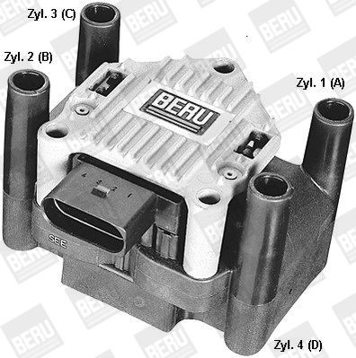 BERU Contact Breaker, distributor Article number: KS403 cheaply