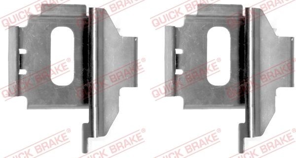 QUICK BRAKE 109-1283 Комплект принадлежности, дискови накладки SPRINTER 311 CDI 4x4 (903.662, 903.663) 109 K.C. дизел 2006