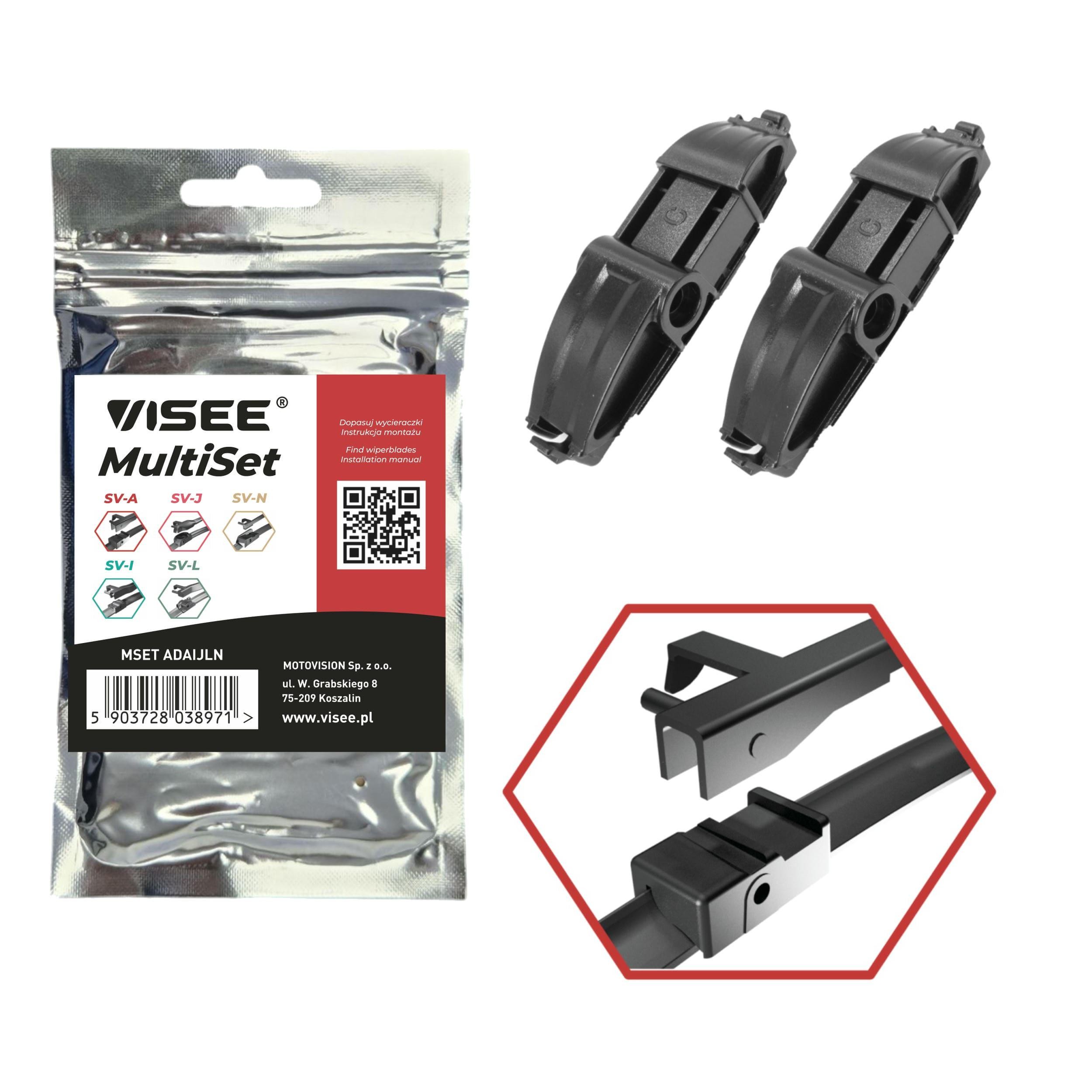 VISEE MSET ADAIJLN Adaptateur, balai d'essuie-glace Classe E E 220 CDI 2.2 (211.006) 150 CH Diesel 2009