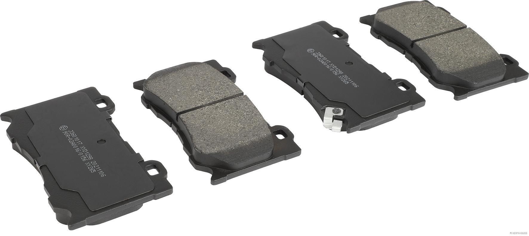 HERTH+BUSS JAKOPARTS Stabdžių kaladėlės prekės numeris: J3601017 nebrangu