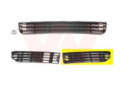 Grille De Pare-chocs Droit Diederichs (7425146) Pour SEAT – Sans Antibrouillard – Réf. 6L68536669B9