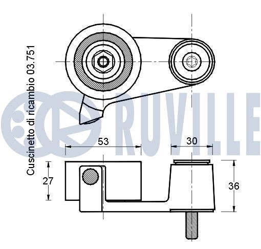RUVILLE 5265 Radlagersatz