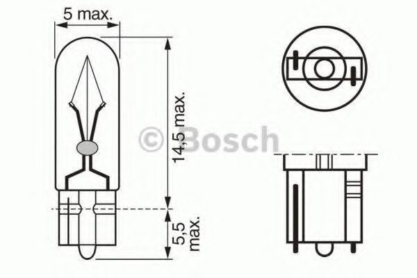BOSCH 1 987 302 504 Glühlampe