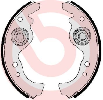 BREMBO Sada brzdových čelistí Číslo článku: S 23 542 levně