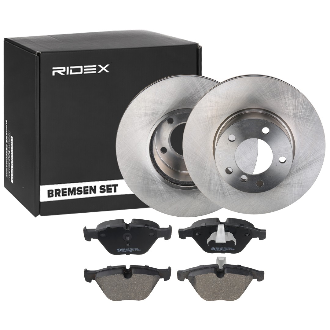 RIDEX 3405B0833 Bremsscheiben und -beläge