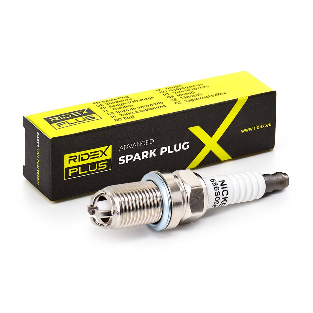 RIDEX PLUS Zapalovací svíčka Nickel Číslo článku: 686S0081P levně