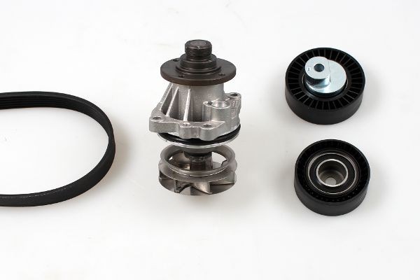 HEPU PK04720 Wasserpumpe + Keilrippenriemensatz