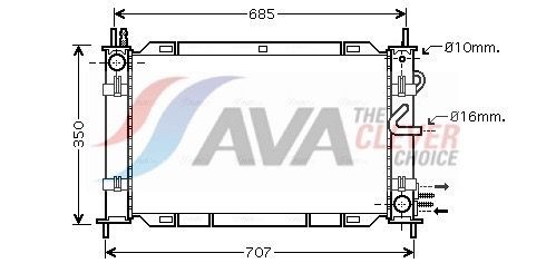 AVA COOLING SYSTEMS Módulo de refrigeração Número de artigo: FDM388 baixo custo