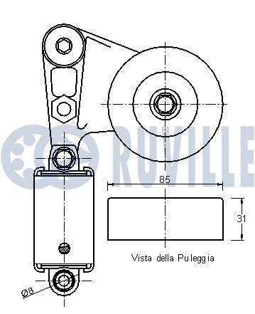 RUVILLE 5707 Radlagersatz
