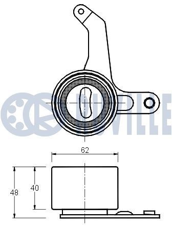 RUVILLE 5428 Radlagersatz