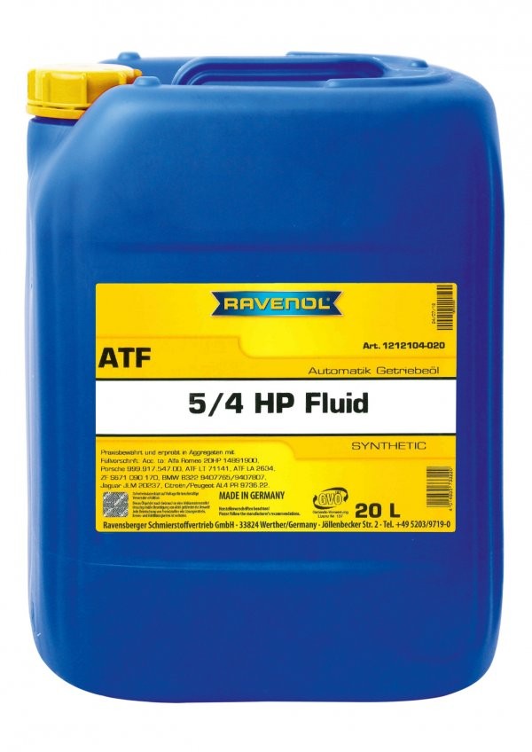 RAVENOL Olej do automatycznej skrzyni biegów ATF, 5/4 HP Numer artykułu: 1212104-020-01-999 niedrogo