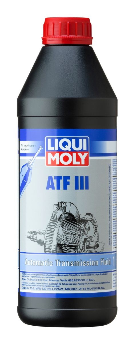 LIQUI MOLY Olej do automatické převodovky ATF III Číslo článku: 1405 levně