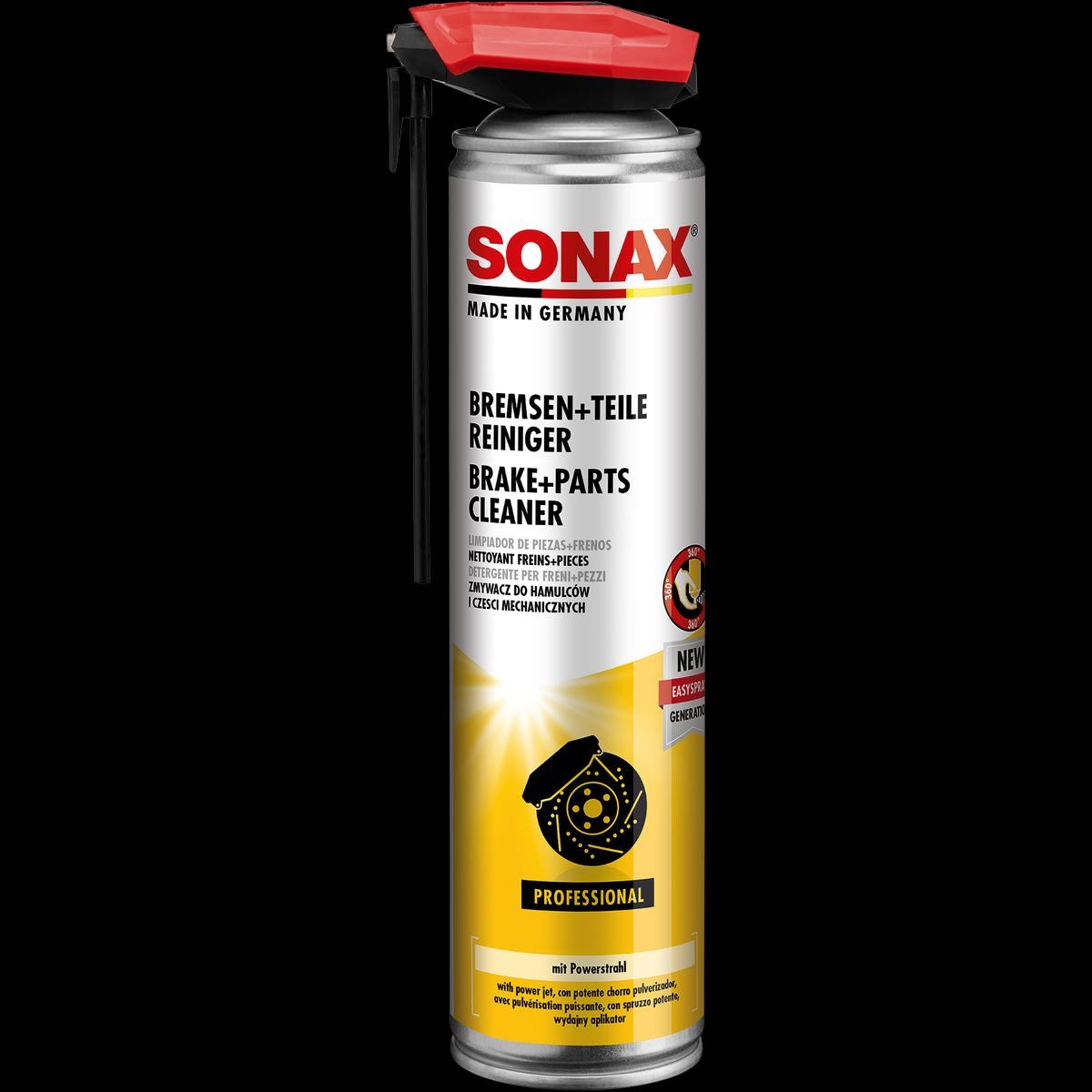 SONAX Bremser / clutch rengjøringsmiddel PROFESSIONAL artikkelnummer: 04833000 billig