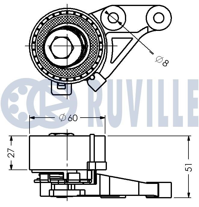 RUVILLE 5510081 Keilrippenriemensatz